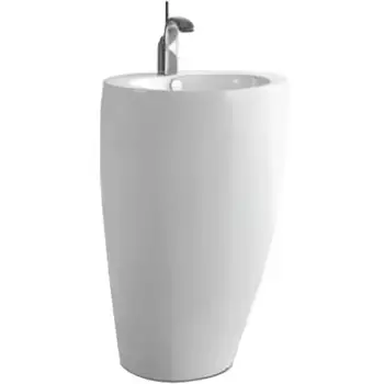 Напольная раковина beWash Lusso 55 белая глянцевая