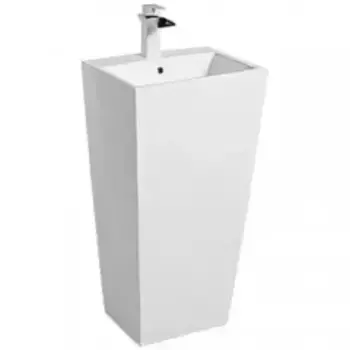 Напольная раковина Laguraty 44х38 белая