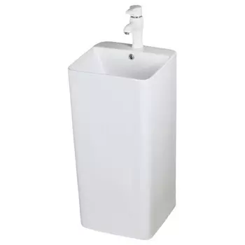 Напольная раковина Melana 42х41 белая