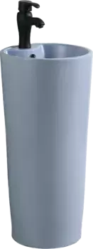 Раковина SantiLine SL-4007BM голубая матовая