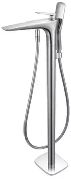 Напольный смеситель для ванны с душем AltroBagno Aperto 020201 Cr С ВНУТРЕННЕЙ ЧАСТЬЮ, хром