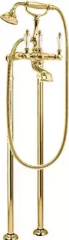 Напольный смеситель для ванны Cezares Diamond DIAMOND-VDP-03/24-Sw золотой