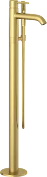 Напольный смеситель для ванны с душем Kludi Bozz 38590N076 брашированное золото