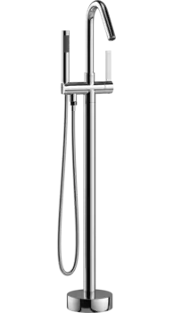 Напольный смеситель для ванны с душем BOND Circle B05-4900 хром