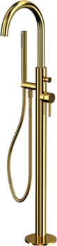 Напольный смеситель для ванны с душем WHITECROSS Y Y1233GL С ВНУТРЕННЕЙ ЧАСТЬЮ, золото