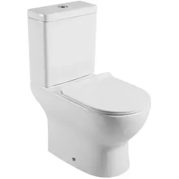 Напольный унитаз Agger белый с бачком и сиденьем микролифт