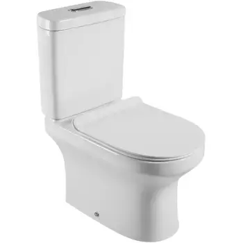 Напольный унитаз Agger белый с бачком и сиденьем микролифт