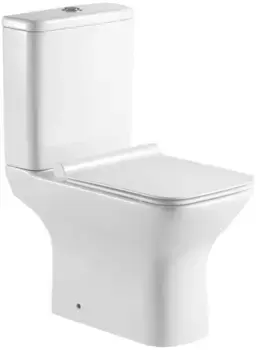 Напольный унитаз Aquanet Cube 2-C белый с сиденьем микролифт и бачком