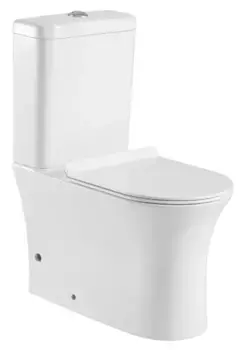 Напольный унитаз Aquanet Roll-C белый с сиденьем микролифт и бачком