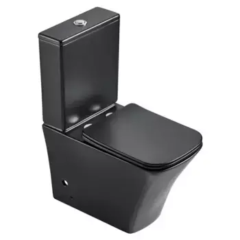 Напольный унитаз Gid 62252Y черный, с сиденьем микролифт и бачком