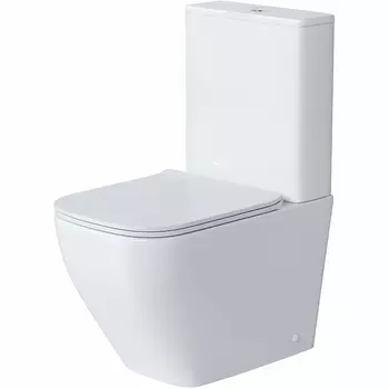 Унитаз-компакт напольный Grossman Style GR-4453S безободковый, с микролифтом