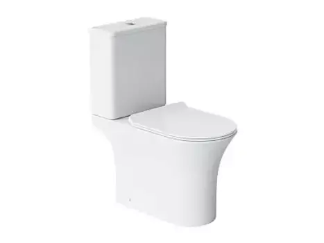 Напольный унитаз Laguraty белый с сиденьем микролифт