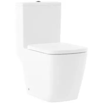 Напольный унитаз Lavinia Boho Aveo Rimless белый с бачком и сиденьем микролифт