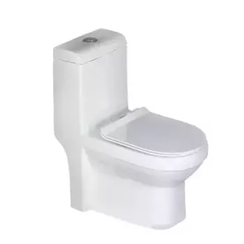 Напольный унитаз-моноблок Melana белый с сиденьем микролифт