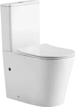 Унитаз-компакт напольный SantiLine SL-5026 безободковый, с микролифтом, система смыва Tornado