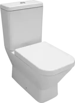 Напольный унитаз Serel Diagonal белый с сиденьем микролифт
