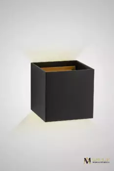 Настенный светильник AM Group AM112-2X5W-BK+GD