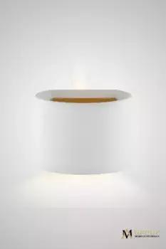 Настенный светильник AM Group AM116-2X3W WH+GL