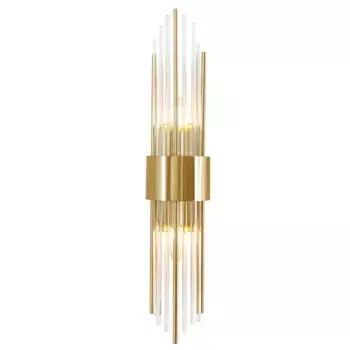 Настенный светильник Crystal Lux Atento AP2 Brass/Transparente
