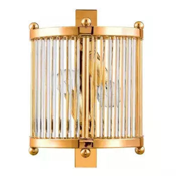Настенный светильник Crystal Lux Tadeo AP2 Gold/Transparente
