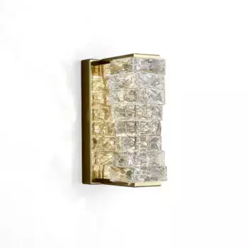 Настенный светильник DeLight Collection Glissando 6005W/S gold/clear