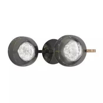 Настенный светильник Delight Collection MT9128-2W pearl black/smoke