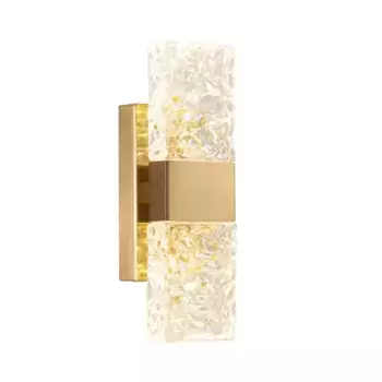 Настенный светильник DeLight Collection Wall lamp 88068W gold/clear