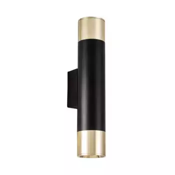 Настенный светильник Lampit Lineo LDW 1101-2 BK+GD