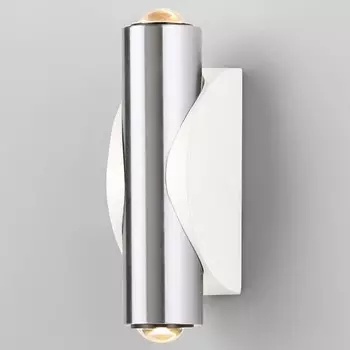 Настенный светодиодный светильник Elektrostandard Steel 40109/LED белый/сталь a055628