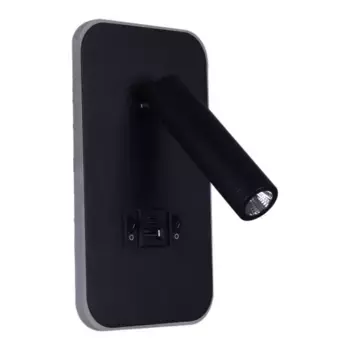 Настенный светодиодный светильник Reluce 86204-9.2-001KT LED12W+USB BK