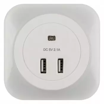 Настенный светодиодный светильник Uniel DTL-321 White/Sensor/2USB UL-00007348