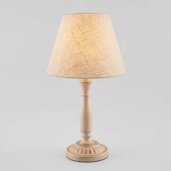 Настольная лампа декоративная Eurosvet London 01060/1 белый с золотом