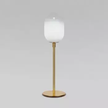 Настольная лампа декоративная Eurosvet Loona 01161/1 латунь