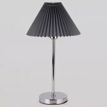 Настольная лампа декоративная Eurosvet Peony 01132/1 хром/графит