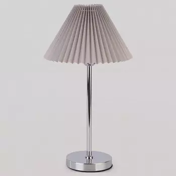 Настольная лампа декоративная Eurosvet Peony 01132/1 хром/серый