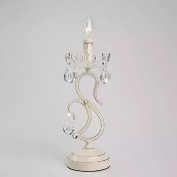 Настольная лампа Eurosvet 12205/1T белый Strotskis