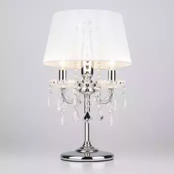 Настольная лампа Eurosvet 2045/3T хром/белый