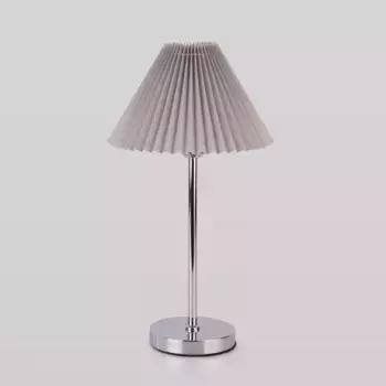 Настольная лампа Eurosvet Peony 01132/1 хром/серый