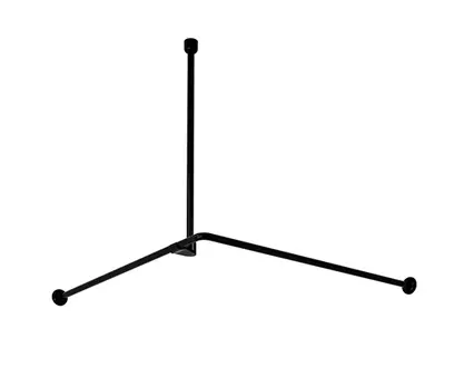 Карниз для ванны Wasserkraft Elbe SC-729090 90x90 см, черный