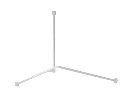 Карниз для ванны Wasserkraft Kammel SC-839090 90x90 см, белый