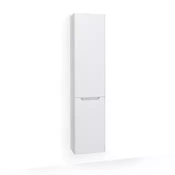 Шкаф пенал для ванной Jorno Wood белый