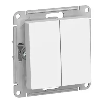 Переключатель 2-клавишный перекрестный Systeme Electric AtlasDesign Лотос ATN001373