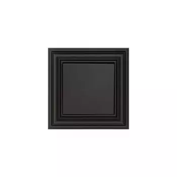 Переключатель одноклавишный Liregus черный матовый 29-208