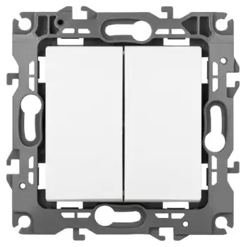 Переключатель перекрестный двухклавишный Эра 12-1112-01М Б0065676