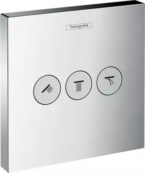 Переключатель потоков Hansgrohe ShowerSelect Trio/Quattro 15764000 на три потребителя