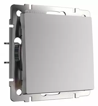 Перекрестный выключатель одноклавишный Werkel серебряный W1113006 4690389155949