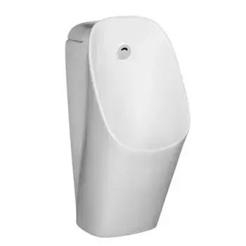 Писсуар подвесной Ceramalux X577S с вертикальным выпуском и сенсорным механизмом смыва белый