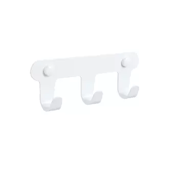 Планка с тремя крючками Fixsen Practica белый