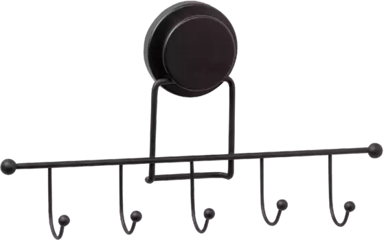Планка с пятью крючками Fixsen Magic Black черный
