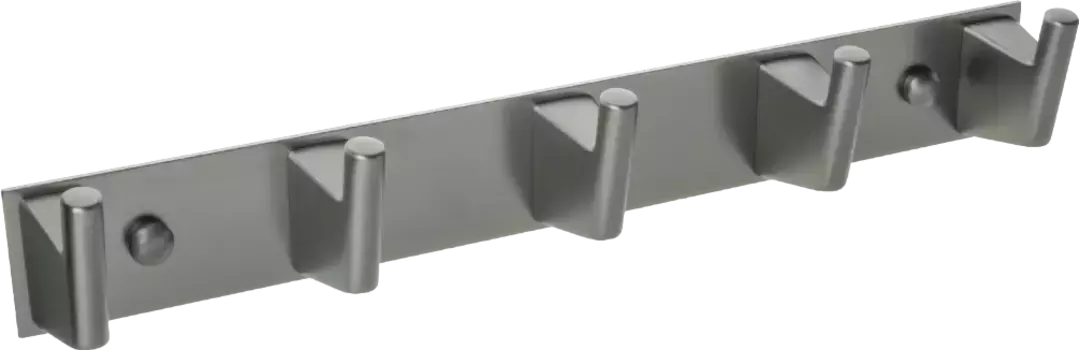 Планка с пятью крючками Fixsen Trend Graphite графит-сатин